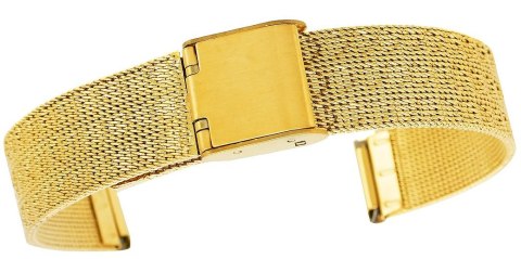 Bransoleta Fashion Mesh Złota IPG 14 mm FA14G