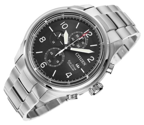 Zegarek Męski CITIZEN Super Titanium Eco-Drive CA0810-88E + BOX