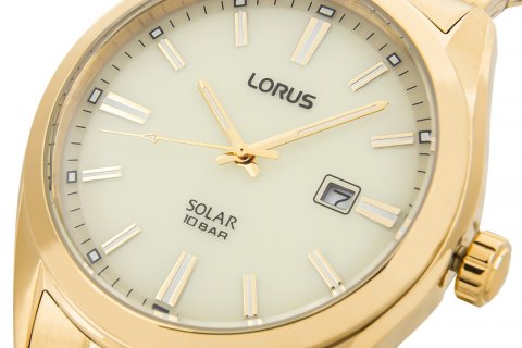 Zegarek Męski LORUS Solar Gold RX338AX9 + BOX