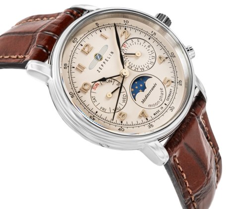 Zegarek Damski ZEPPELIN LZ121 Mediterranee Moonphase 9637-5 + BOX