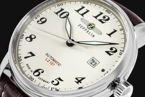 Zegarek Męski ZEPPELIN Automatic LZ 127 7656-5 + BOX