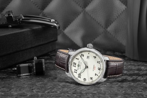 Zegarek Męski ZEPPELIN Automatic LZ 127 7656-5 + BOX