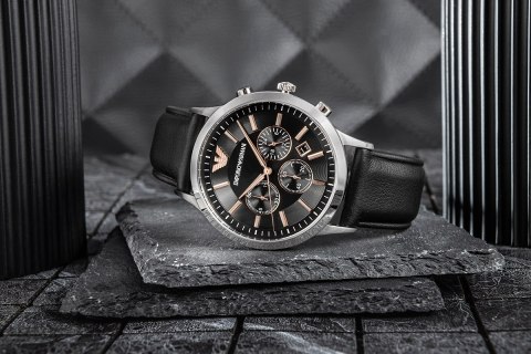 Zegarek Męski EMPORIO ARMANI Renato AR11431 + BOX