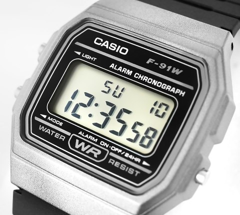 Zegarek Męski CASIO F-91WM-1BDF + BOX