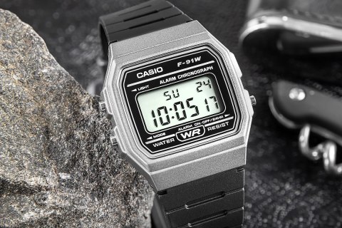Zegarek Męski CASIO F-91WM-1BDF + BOX
