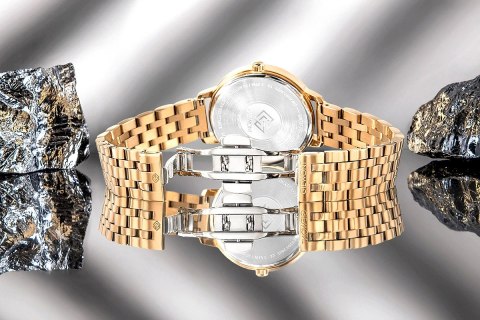 Zegarek Damski Giewont Sapphire Różowe Złoto GW7370-B3