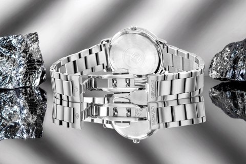 Zegarek Damski Giewont Sapphire Srebrny GW2360-B1