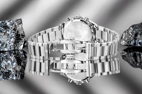 Zegarek Damski Giewont Sapphire Srebrny GW3670-B1