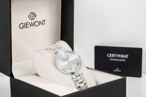 Zegarek Damski Giewont Sapphire Srebrny GW9890-B1