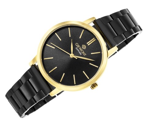 Zegarek Damski Giewont Sapphire Złoto Czarny GW2360-B4
