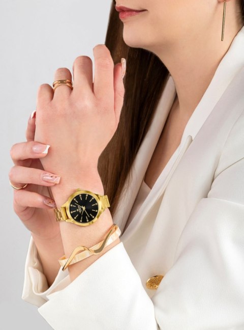 Zegarek Damski Giewont Sapphire Złoto Czarny GW2720-B3