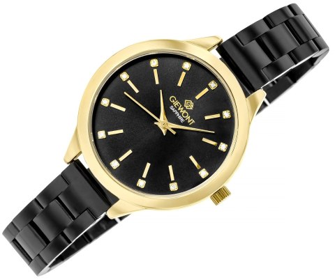 Zegarek Damski Giewont Sapphire Złoto Czarny GW2720-B4