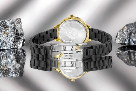 Zegarek Damski Giewont Sapphire Złoto Czarny GW2720-B4