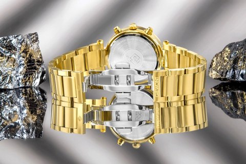 Zegarek Damski Giewont Sapphire Złoto Czarny GW3380-B3