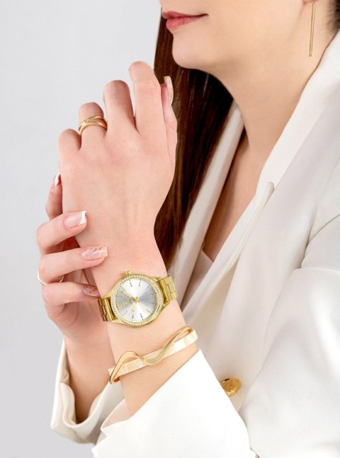 Zegarek Damski Giewont Sapphire Złoto Srebrny GW1140-B2