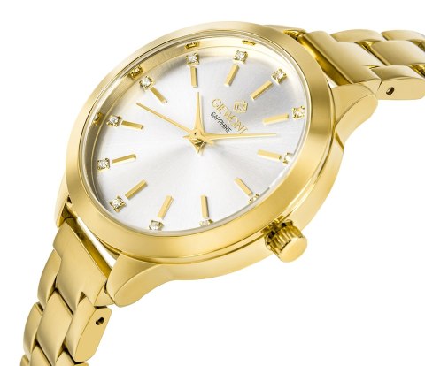 Zegarek Damski Giewont Sapphire Złoto Srebrny GW2720-B2