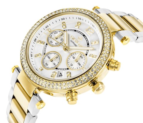 Zegarek Damski Giewont Sapphire Złoto Srebrny GW3380-B4