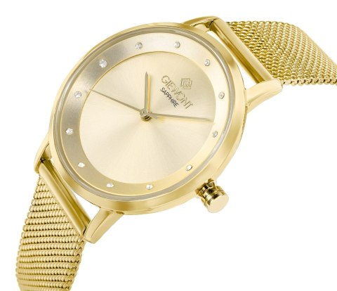 Zegarek Damski Giewont Sapphire Złoty GW4130-B2