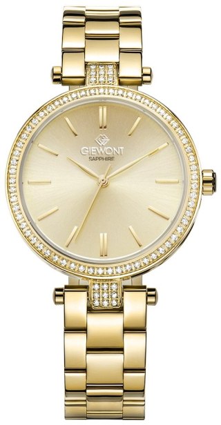 Zegarek Damski Giewont Sapphire Złoty GW9890-B2