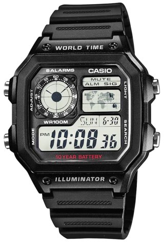 Zegarek Męski CASIO AE-1200WH-1AVEF + BOX