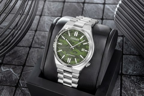 Zegarek Męski CITIZEN Tsuyosa Sapphire Mechanical NJ0159-86X + BOX