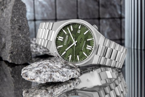 Zegarek Męski CITIZEN Tsuyosa Sapphire Mechanical NJ0159-86X + BOX