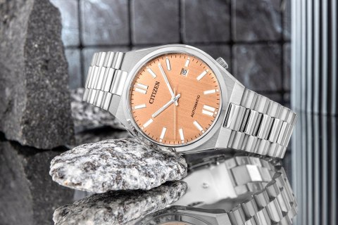Zegarek Męski CITIZEN Tsuyosa Sapphire Mechanical NJ0159-86Z + BOX