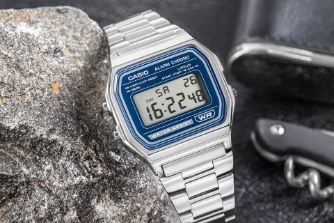 Zegarek CASIO A158WEA-2EF Unisex + BOX