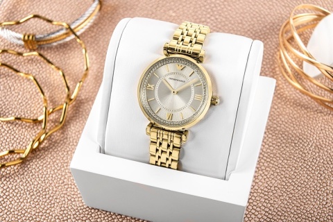 Zegarek Damski EMPORIO ARMANI AR11766 Gianni T-Bar + BOX [ OUTLET ]