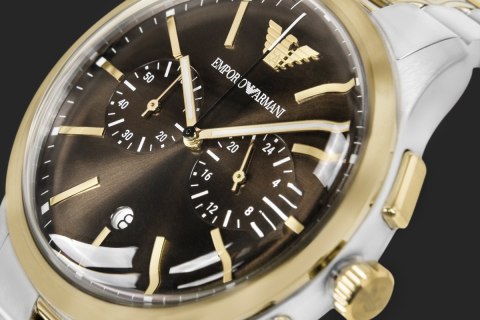 Zegarek Męski Emporio Armani Dario Chronograph AR80084SET + BOX