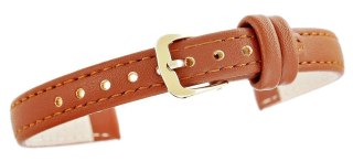 Pasek do zegarka CLASSIC - skóra 12 mm 4999-12XXL-2Z Brązowy
