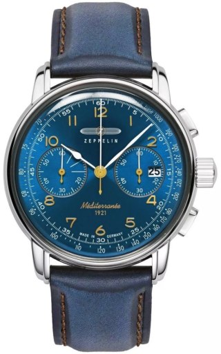 Zegarek Męski ZEPPELIN Mediterranee Chronograph 9670-3 + BOX