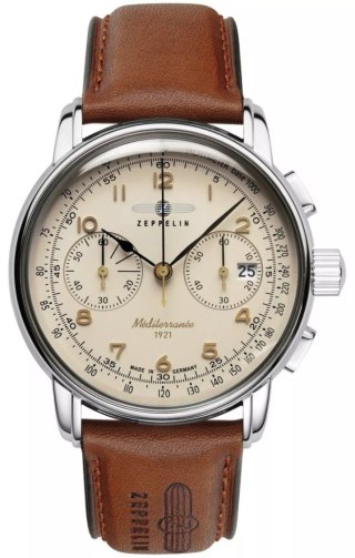 Zegarek Męski ZEPPELIN Mediterranee Chronograph 9670-5 + BOX