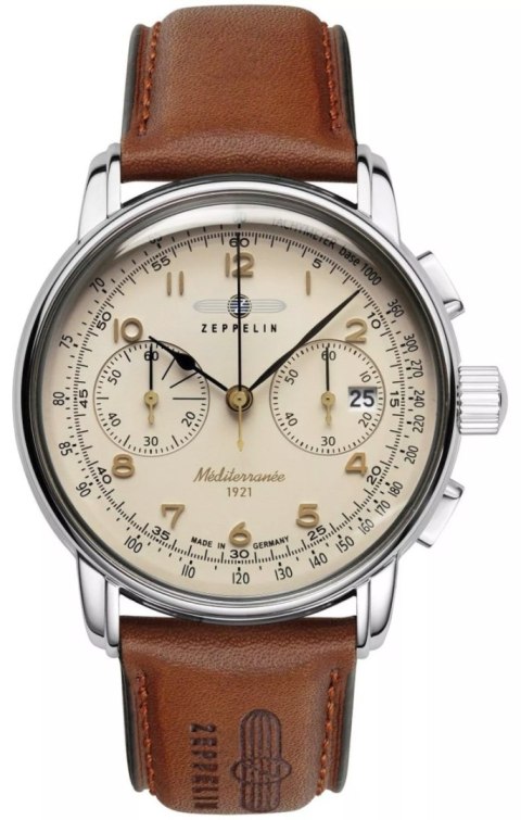 Zegarek Męski ZEPPELIN Mediterranee Chronograph 9670-5 + BOX