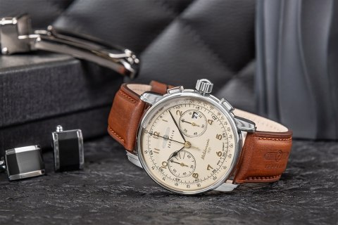 Zegarek Męski ZEPPELIN Mediterranee Chronograph 9670-5 + BOX