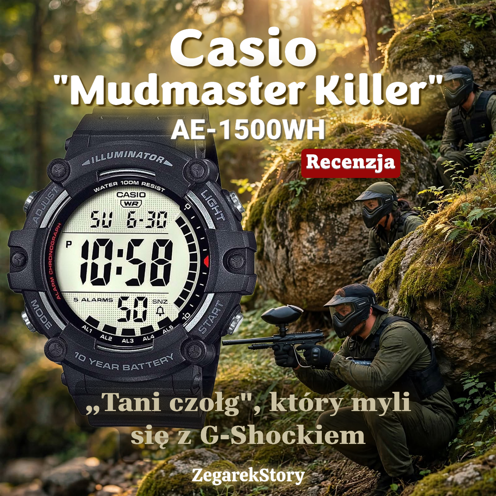 Casio AE-1500WH-1AVDF – recenzja 