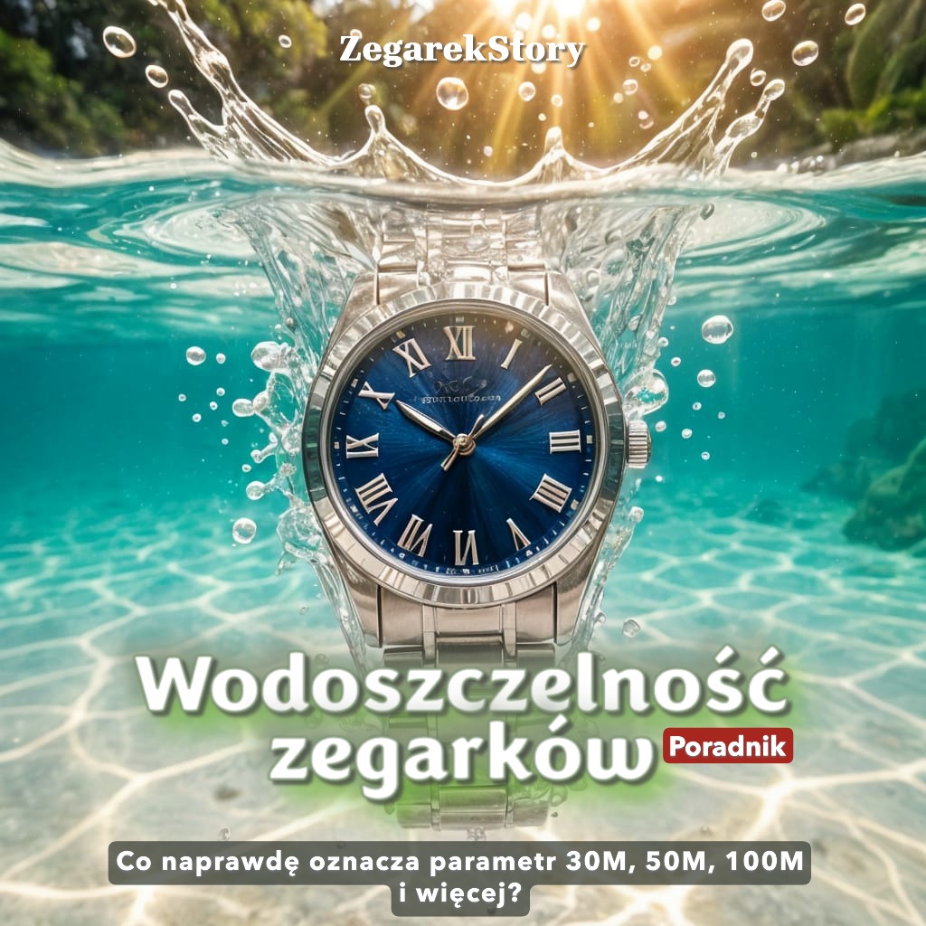Wodoszczelność zegarków – co naprawdę oznaczają parametry 30M, 50M, 100M i więcej?