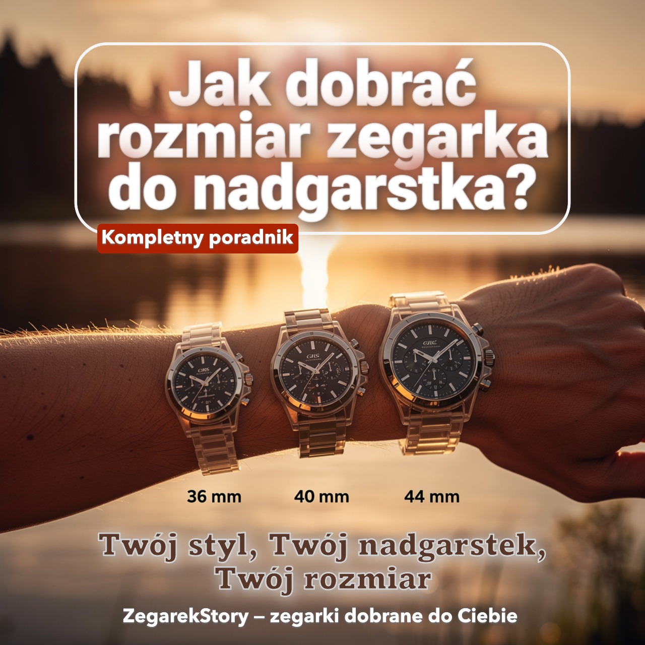 Jak dobrać rozmiar zegarka do nadgarstka? Lug-to-lug, średnica i tabela rozmiarów