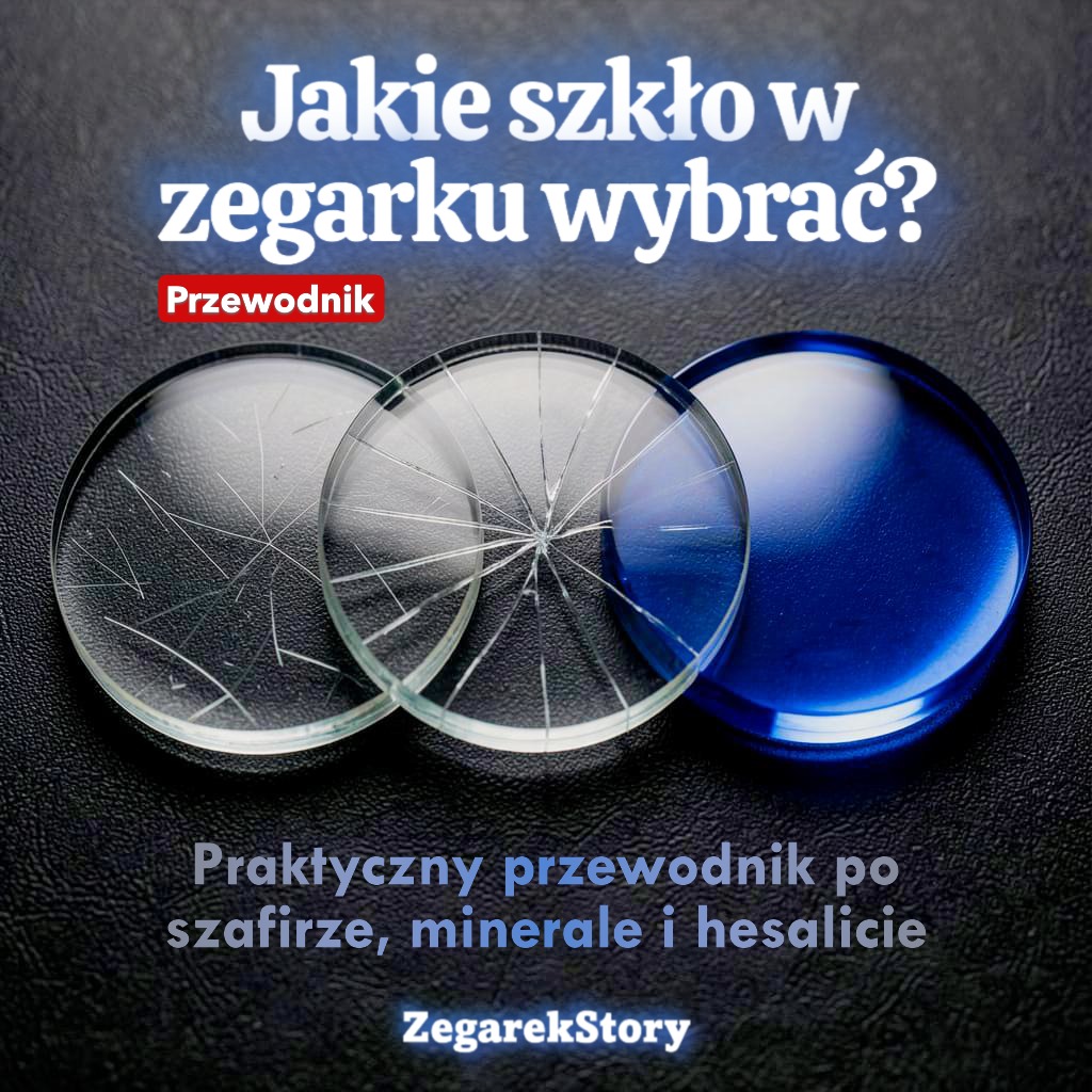 Jakie szkło w zegarku wybrać? Praktyczny przewodnik po szafirze, minerale i hesalicie